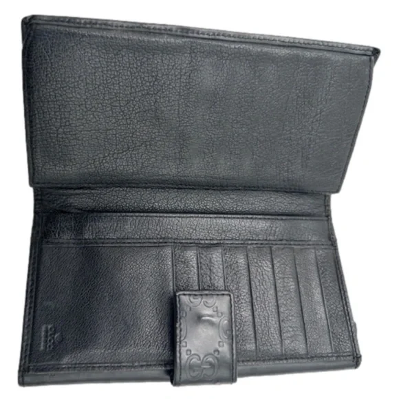 Gucci Black Long Bifold Wallet - Picture 6 of 14